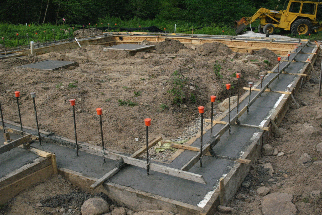 Concrete footings