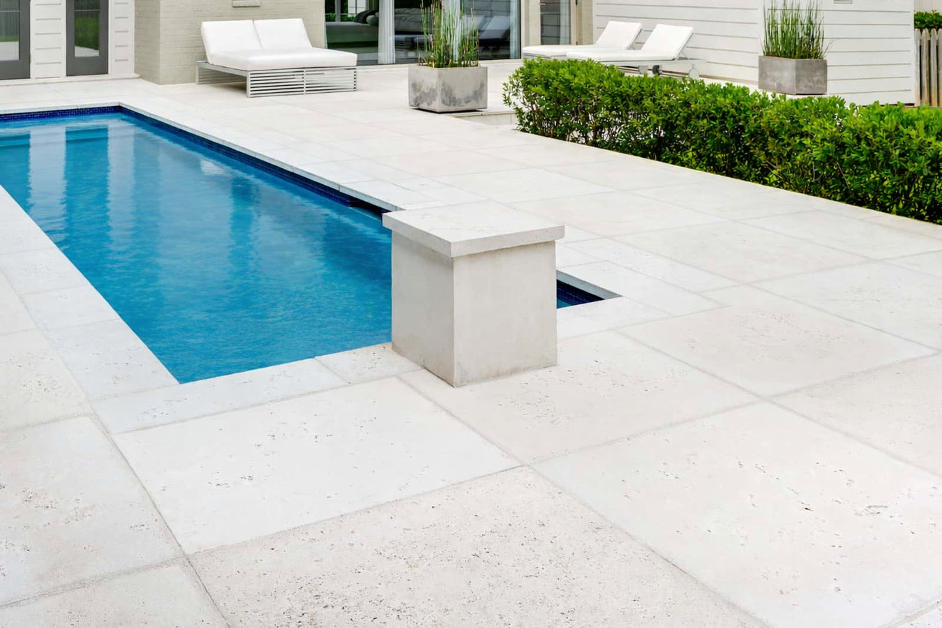 Concrete pool decks